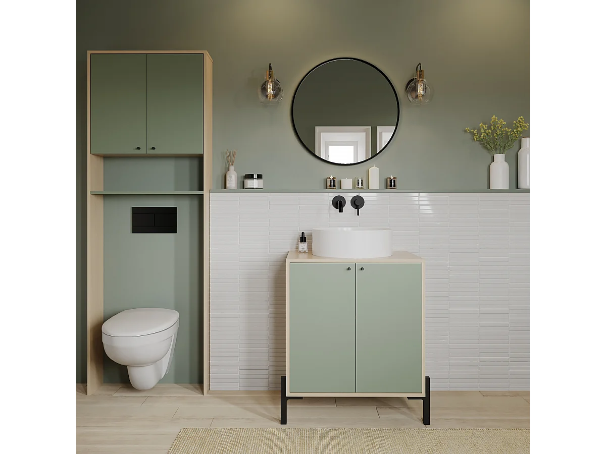 Mobile sottolavabo 2 ante L69,2 cm - ELISA