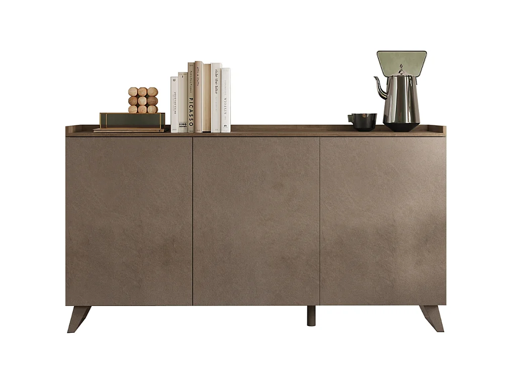 Madia 3 ante Polan 181x42x99h colore bronzo mercure