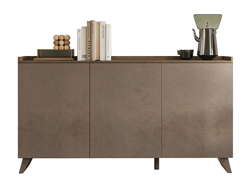 Madia 3 ante Polan 181x42x99h colore bronzo mercure