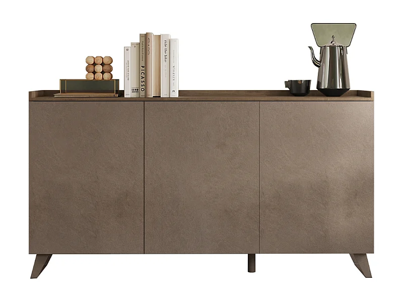 Madia 3 ante Polan 181x42x99h colore bronzo mercure