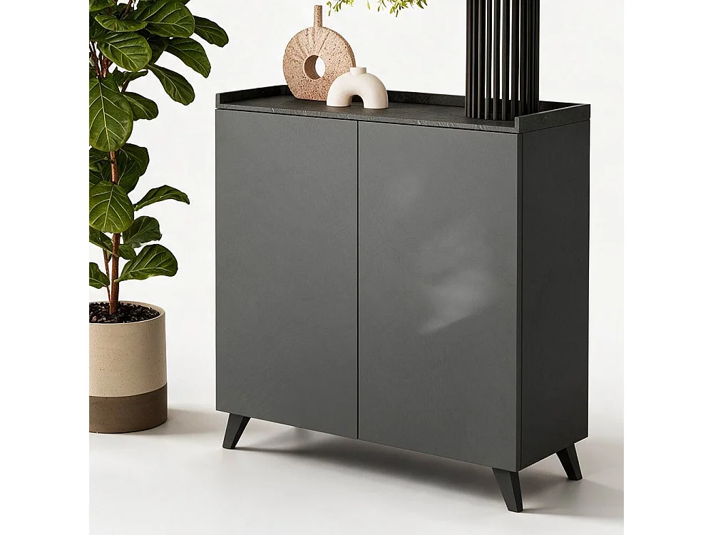 Credenza 2 ante e 2 ripiani L121 cm - TRAY