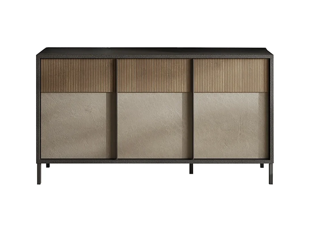Piccola credenza 3 ante e 2 ripiani L156 cm - EVEREST