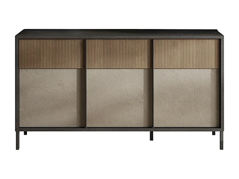 Piccola credenza 3 ante e 2 ripiani L156 cm - EVEREST