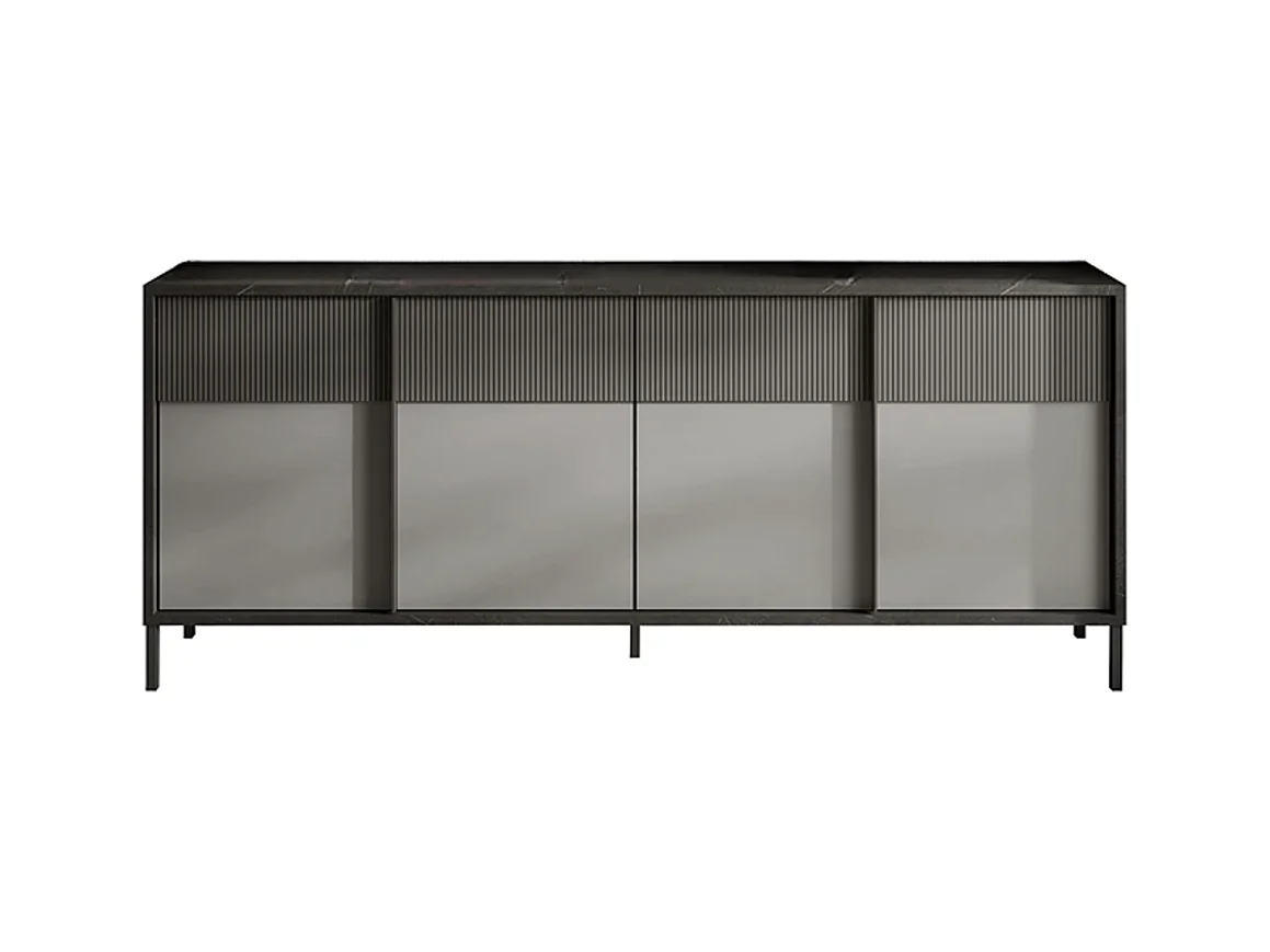 Aparador 4 puertas y 2 estantes L206 cm - EVEREST