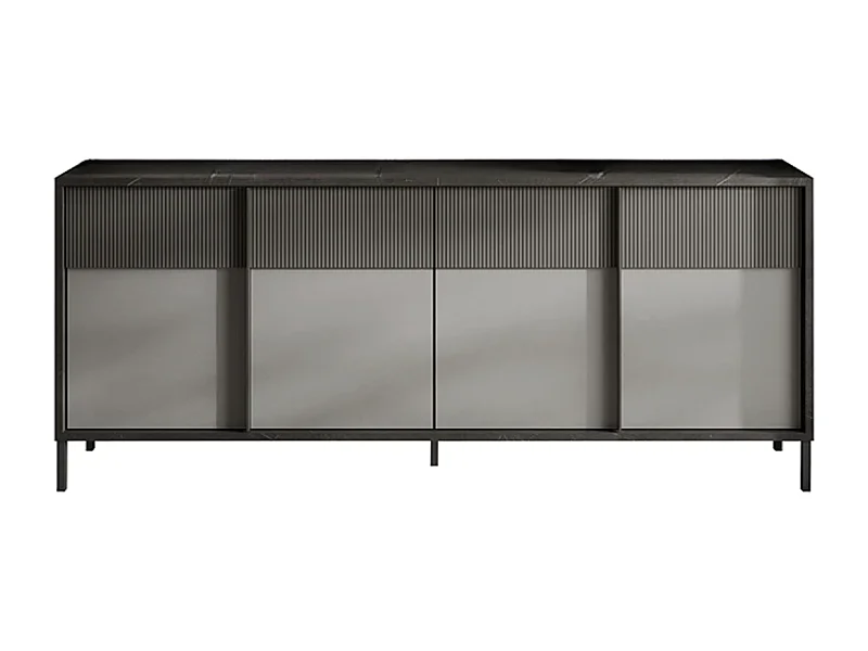 Credenza 4 ante e 2 ripiani L206 cm - EVEREST