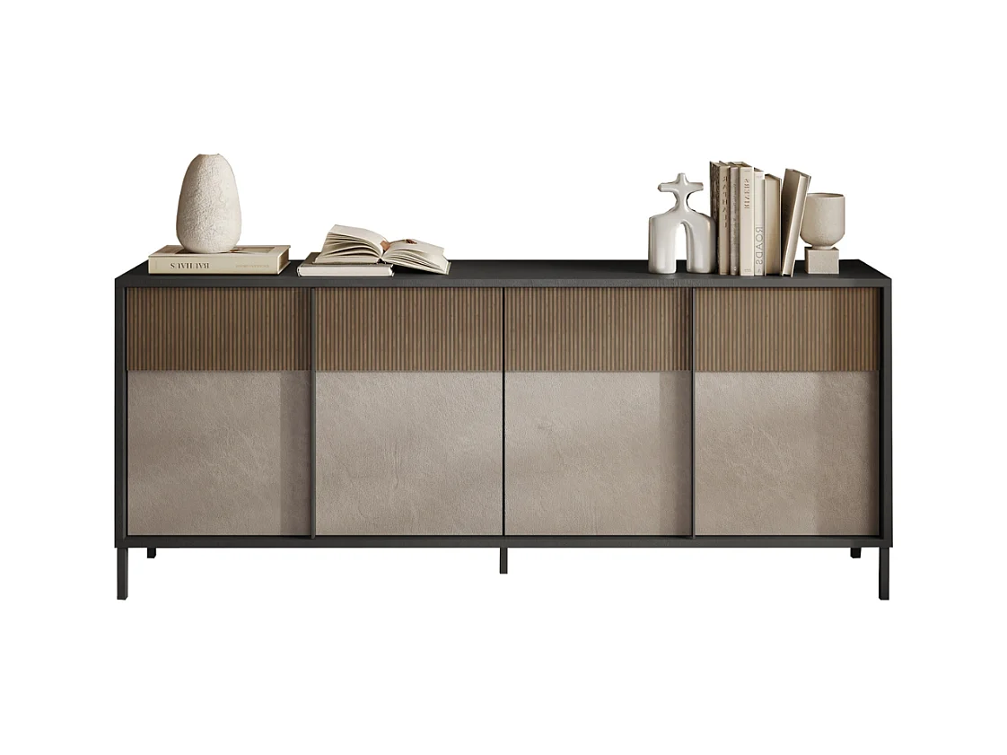 Aparador 4 puertas y 2 estantes L206 cm - EVEREST