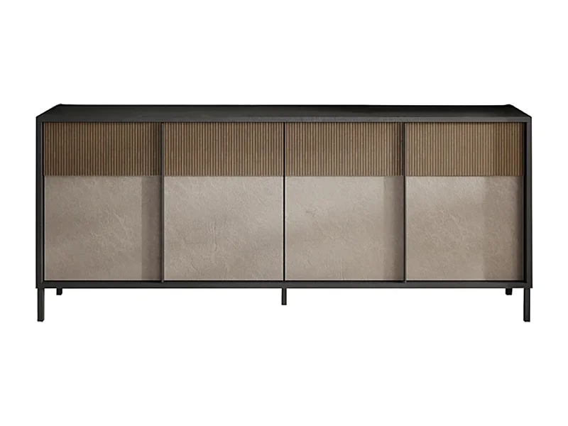 Credenza 4 ante e 2 ripiani L206 cm - EVEREST