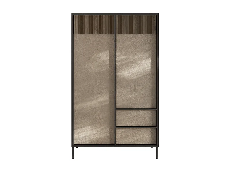 Credenza 2 ante, 2 cassetti e 3 ripiani L106 cm - EVEREST