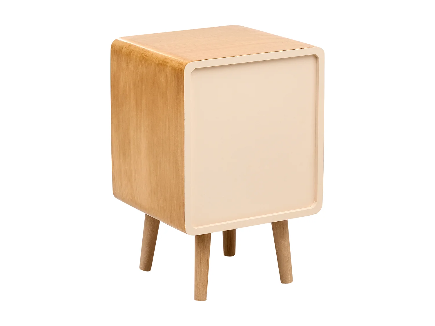 Nachtkastje LEFROY Lichtbruin