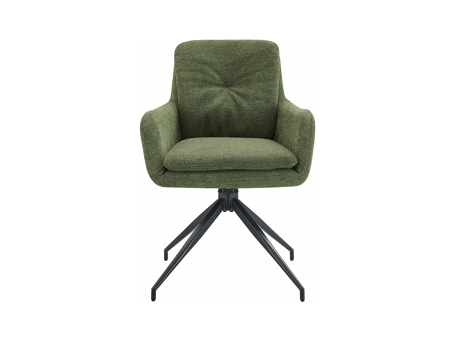 Lot de 2  chaise salle à manger - Tissu - Vert - Pickett