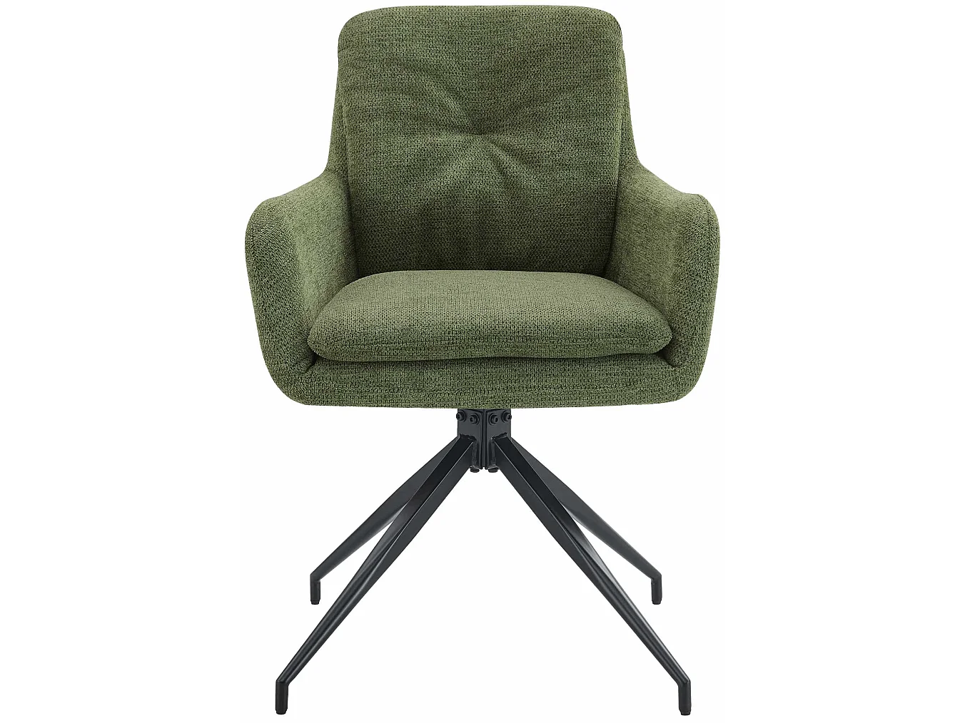 Lot de 2  chaise salle à manger - Tissu - Vert - Pickett