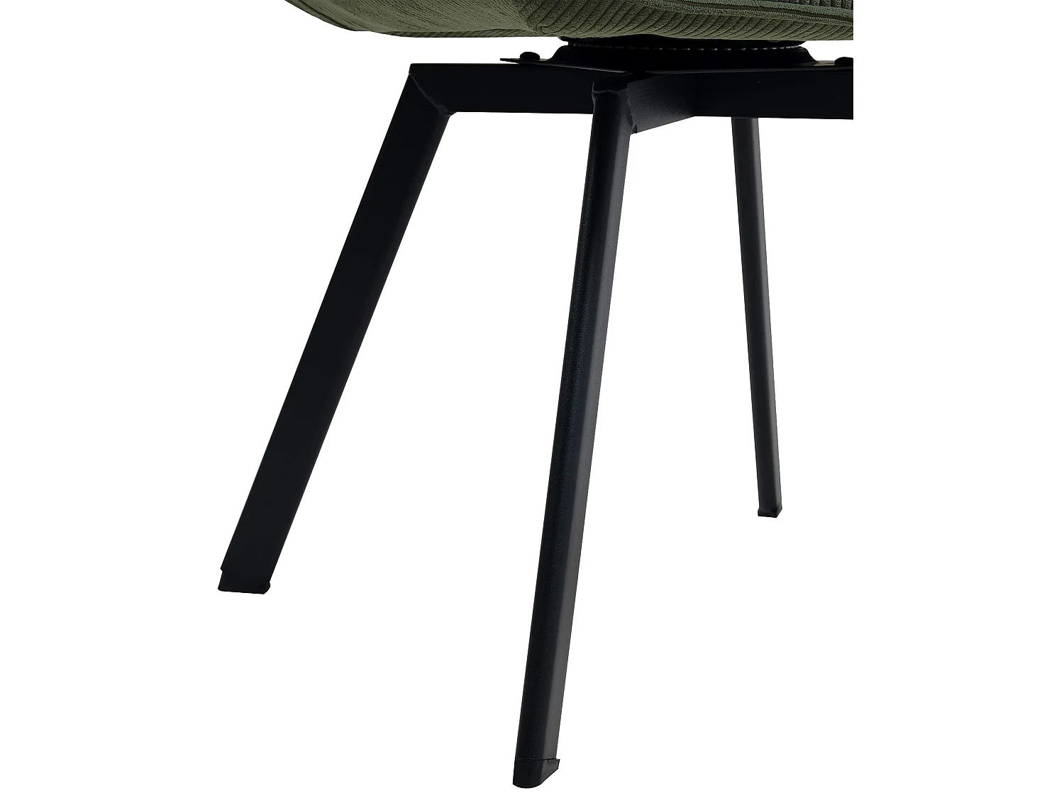 Lot de 2  chaises avec accoudoirs - Cordon - Vert - Jordi