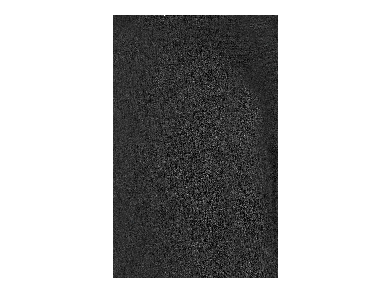 Lot de 2  chaise salle à manger - Velours - Noir - Lewes