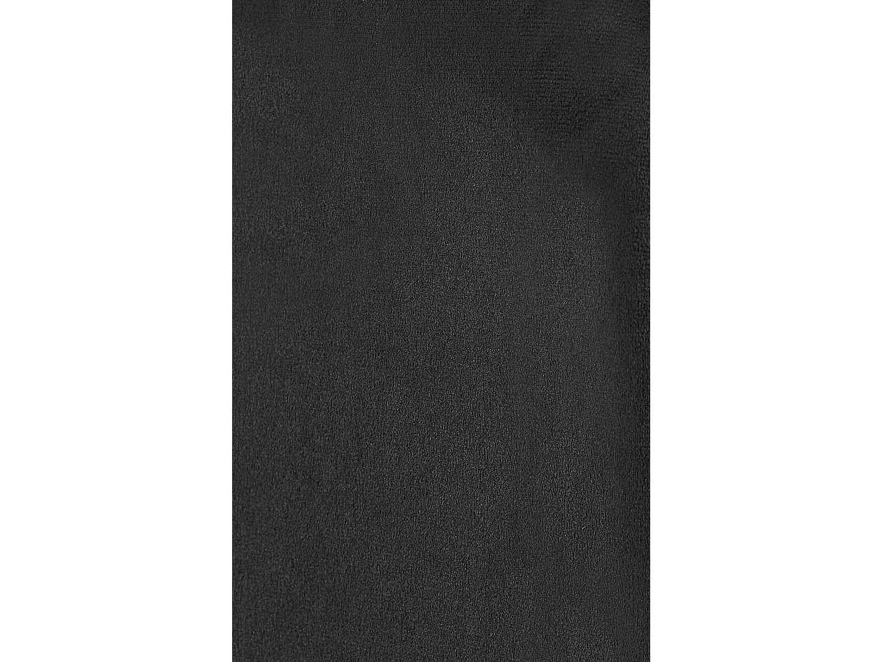 Lot de 2  chaise salle à manger - Velours - Noir - Lewes