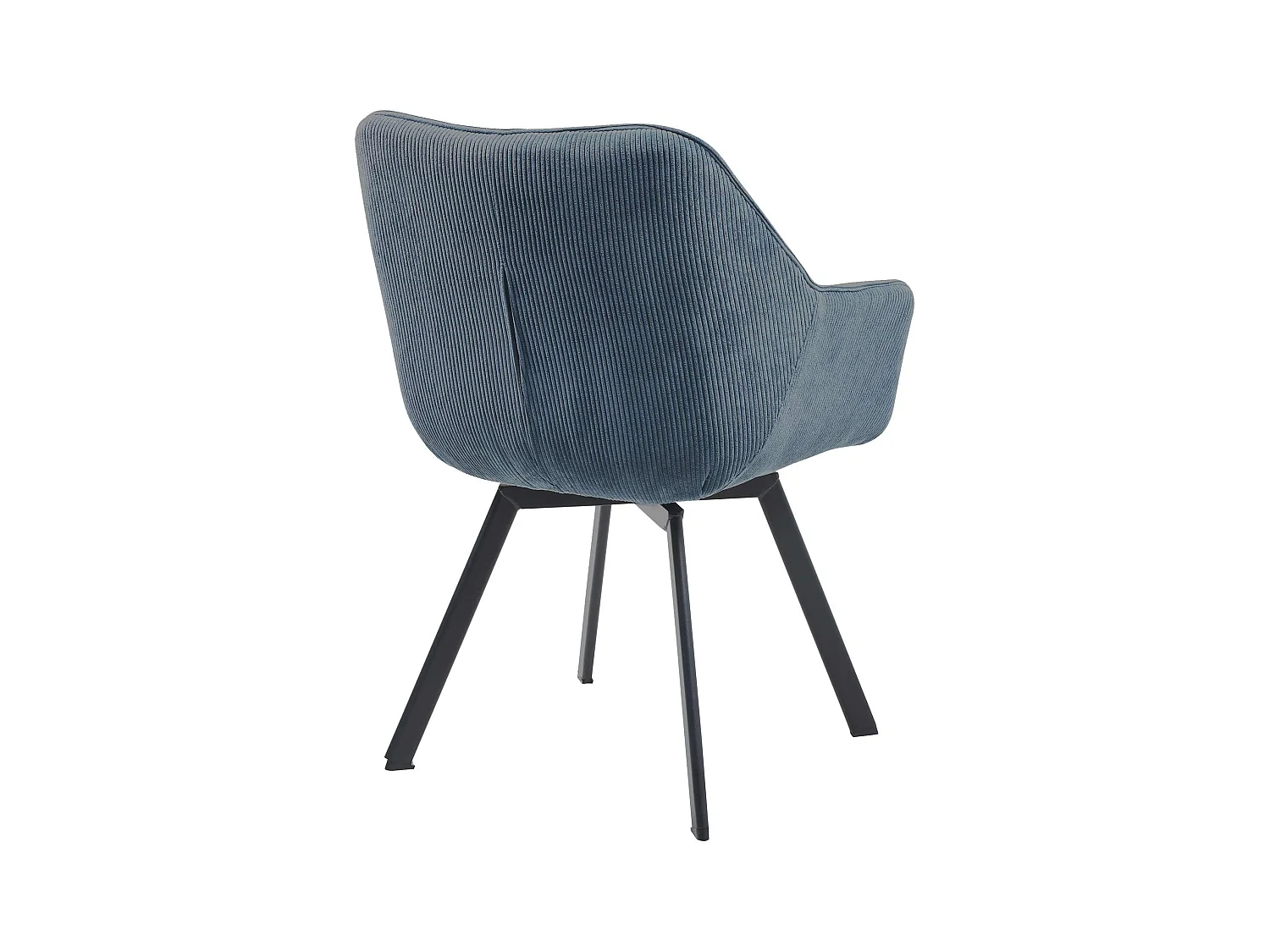 Lot de 2  chaises avec accoudoirs - Cordon - Bleu - Jordi