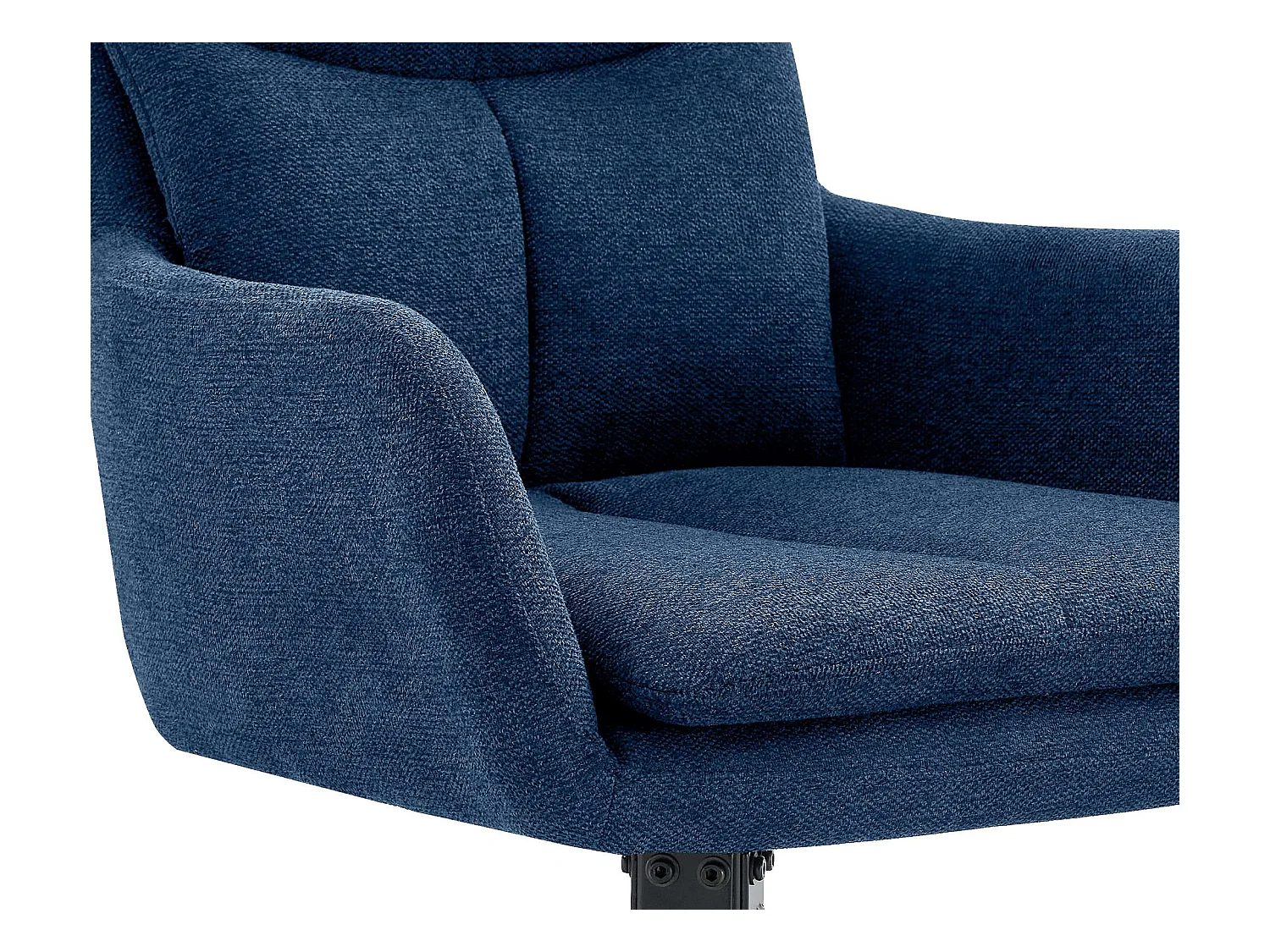 Lot de 2  chaise salle à manger - Tissu - Bleu - Somers