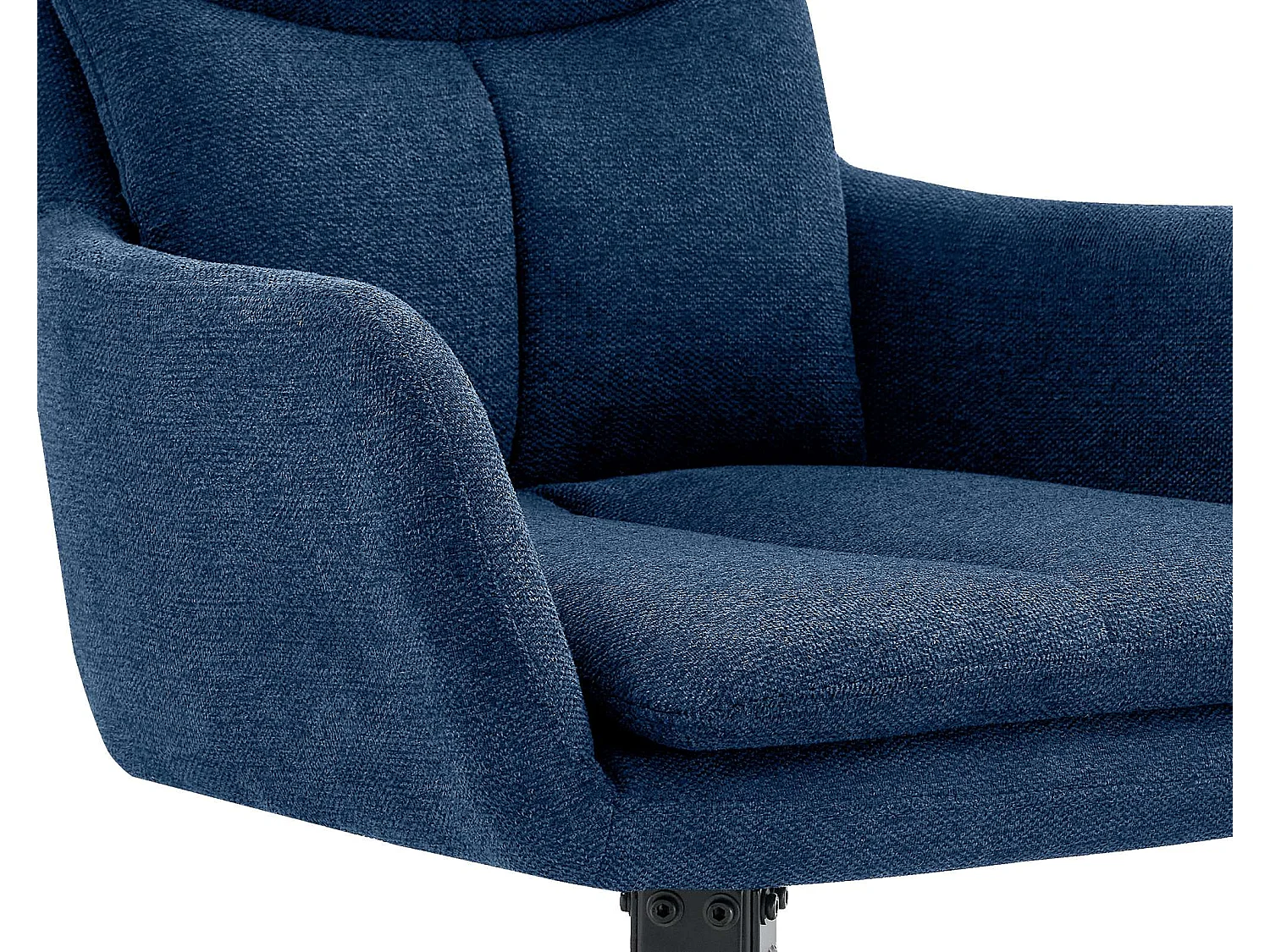 Lot de 2  chaise salle à manger - Tissu - Bleu - Somers