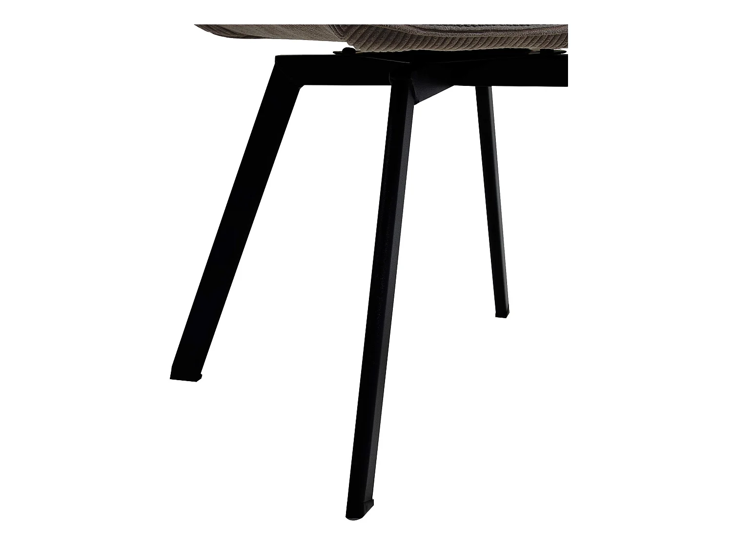 Lot de 2  chaises avec accoudoirs - Cordon - Marron - Jordi