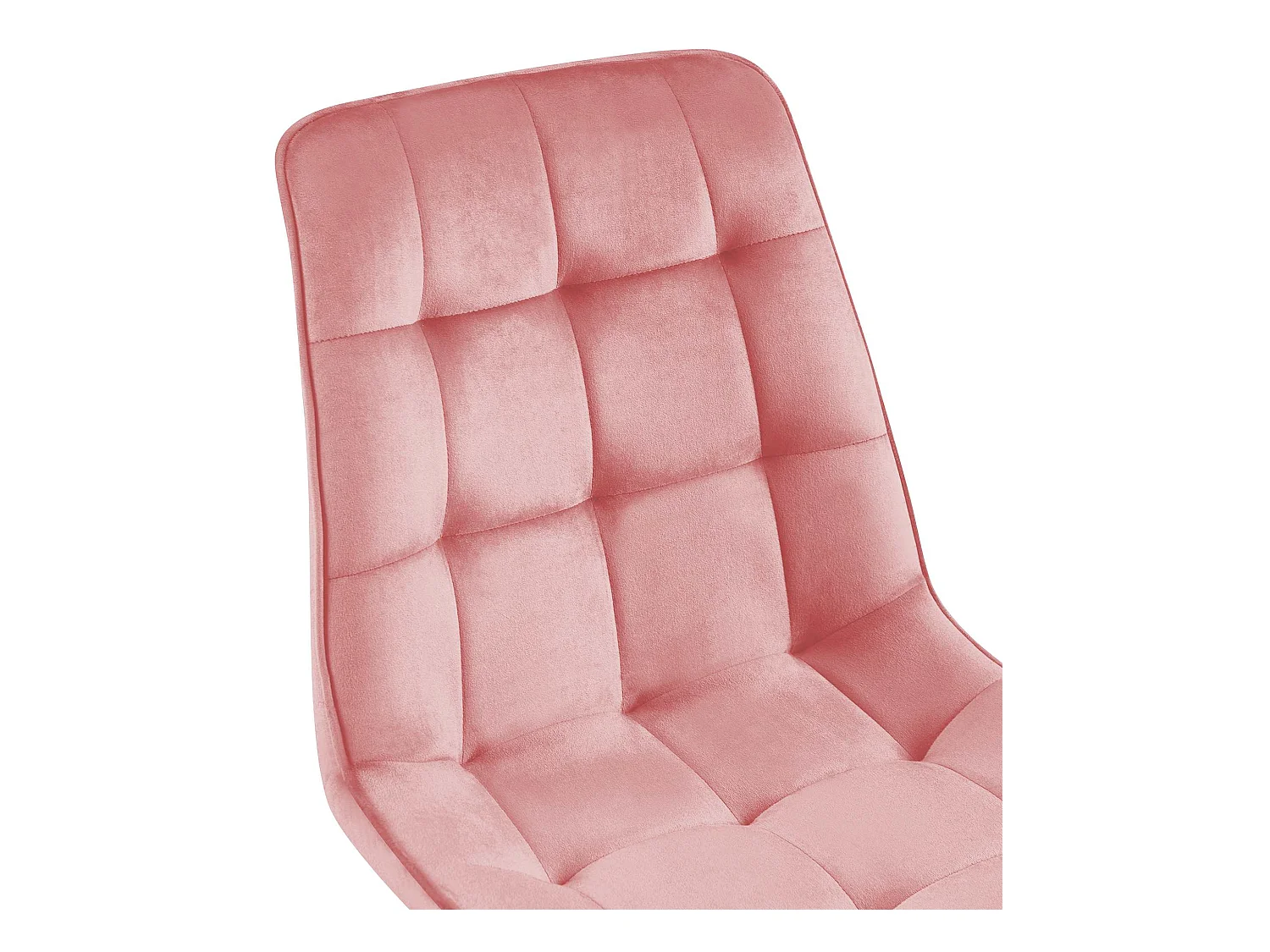 Lot de 2  chaise salle à manger - Velours - Rose - Gifford