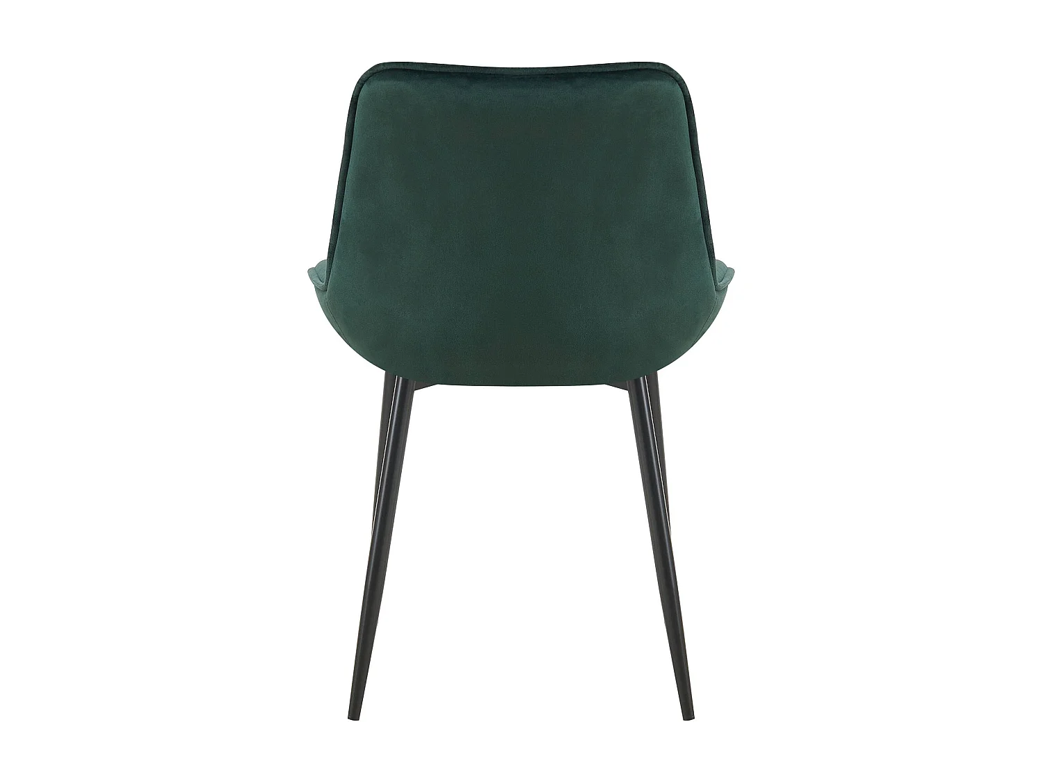 Lot de 2  chaise salle à manger - Velours - Vert - Wallace