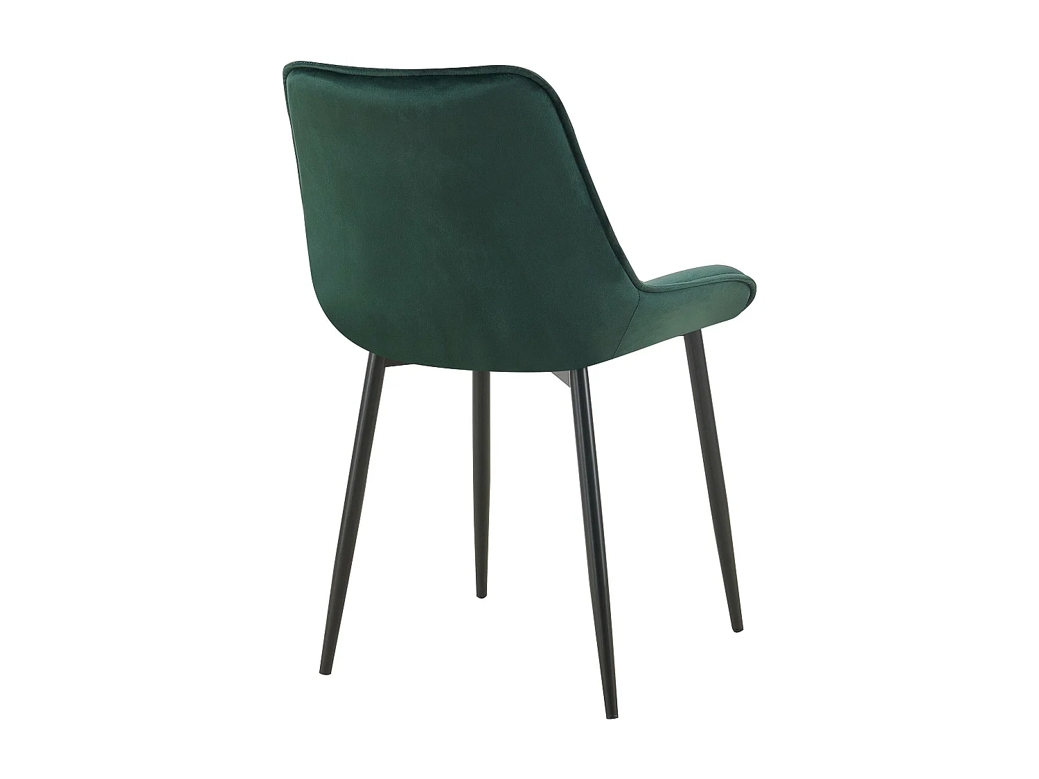 Lot de 2  chaise salle à manger - Velours - Vert - Wallace