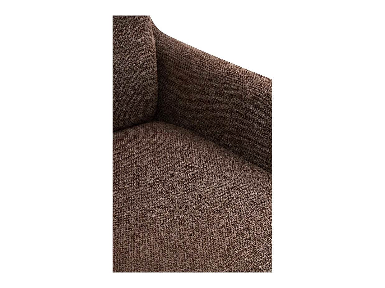 Lot de 2  chaise salle à manger - Tissu - Marron - Pickett
