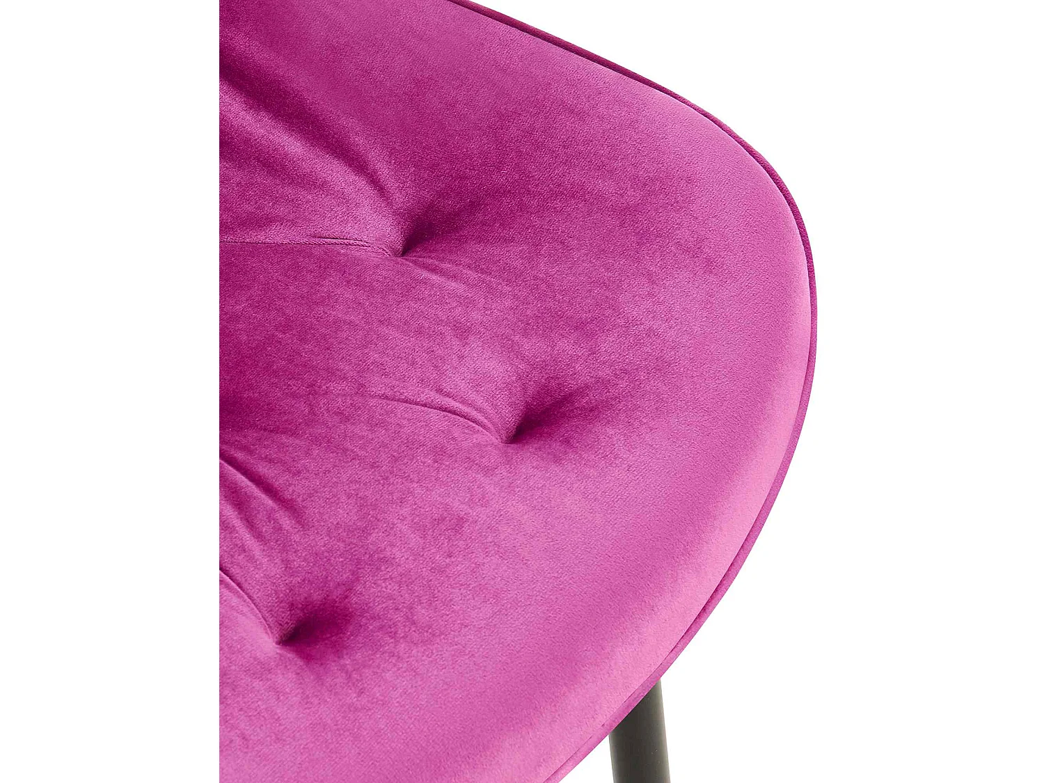 Lot de 2  chaise salle à manger - Velours - Violet - Wallace