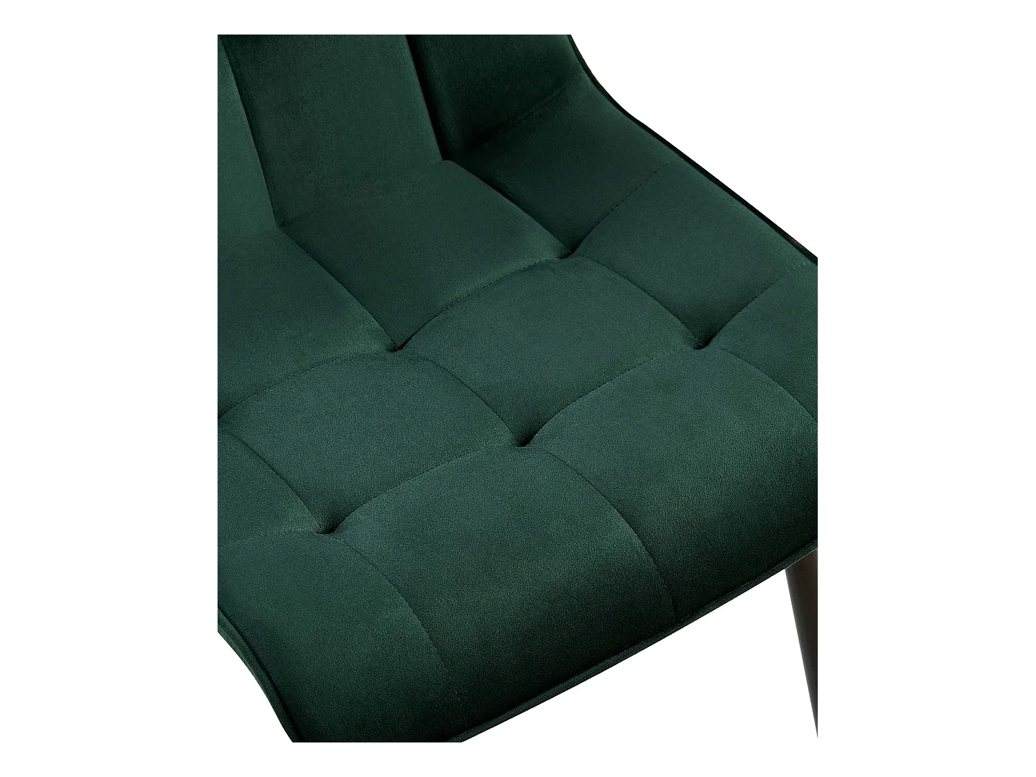 Lot de 2  chaise salle à manger - Velours - Vert - Gifford