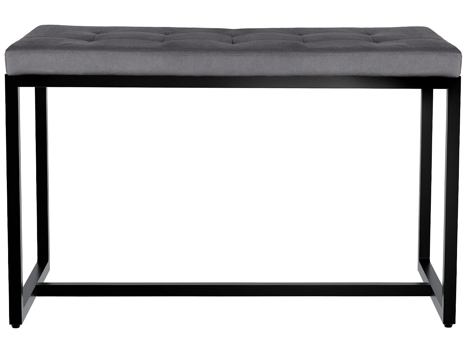 Banquette - Velours - Gris foncé - Barci
