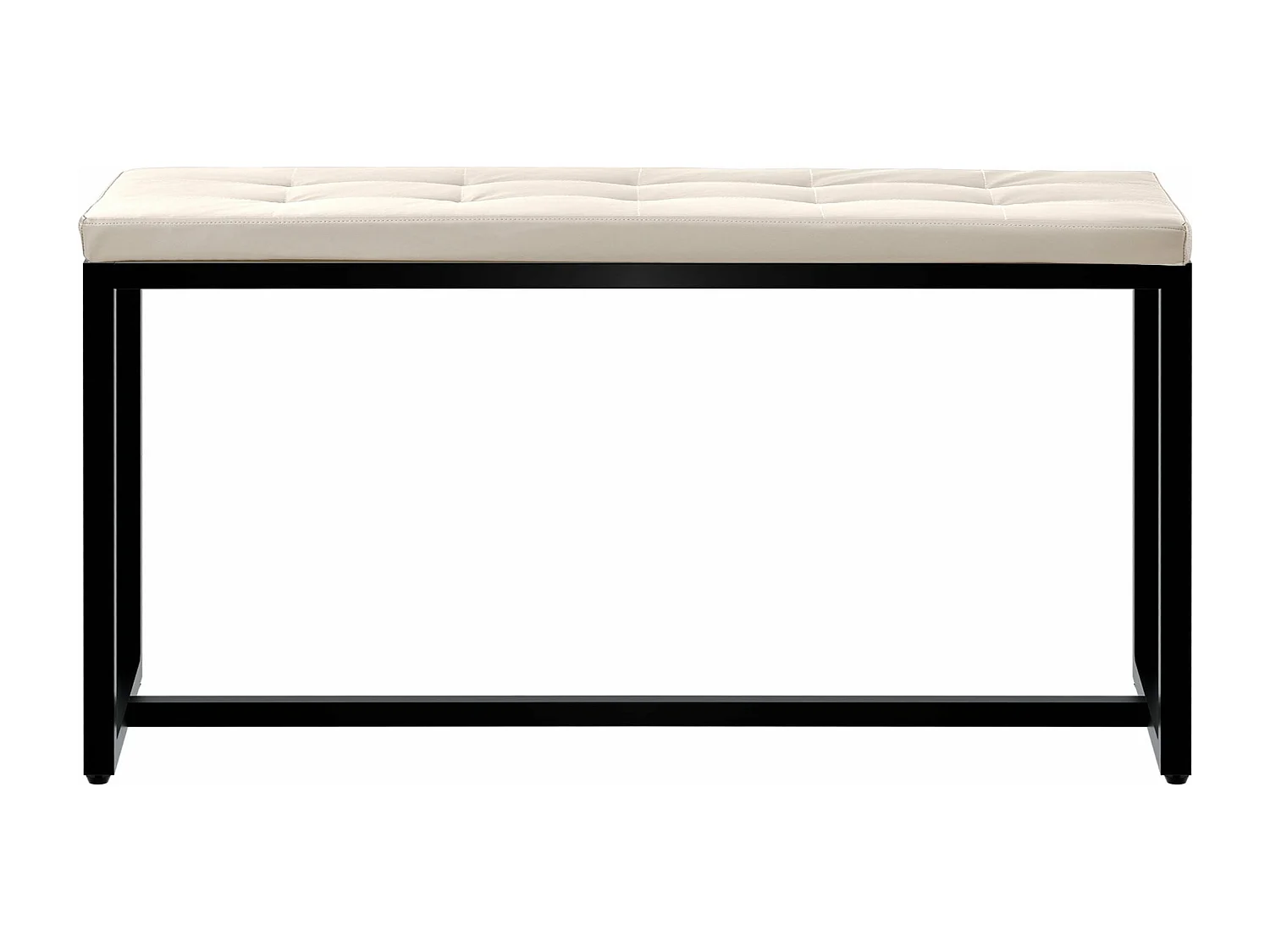 Banquette - Similicuir - Crème - Barci