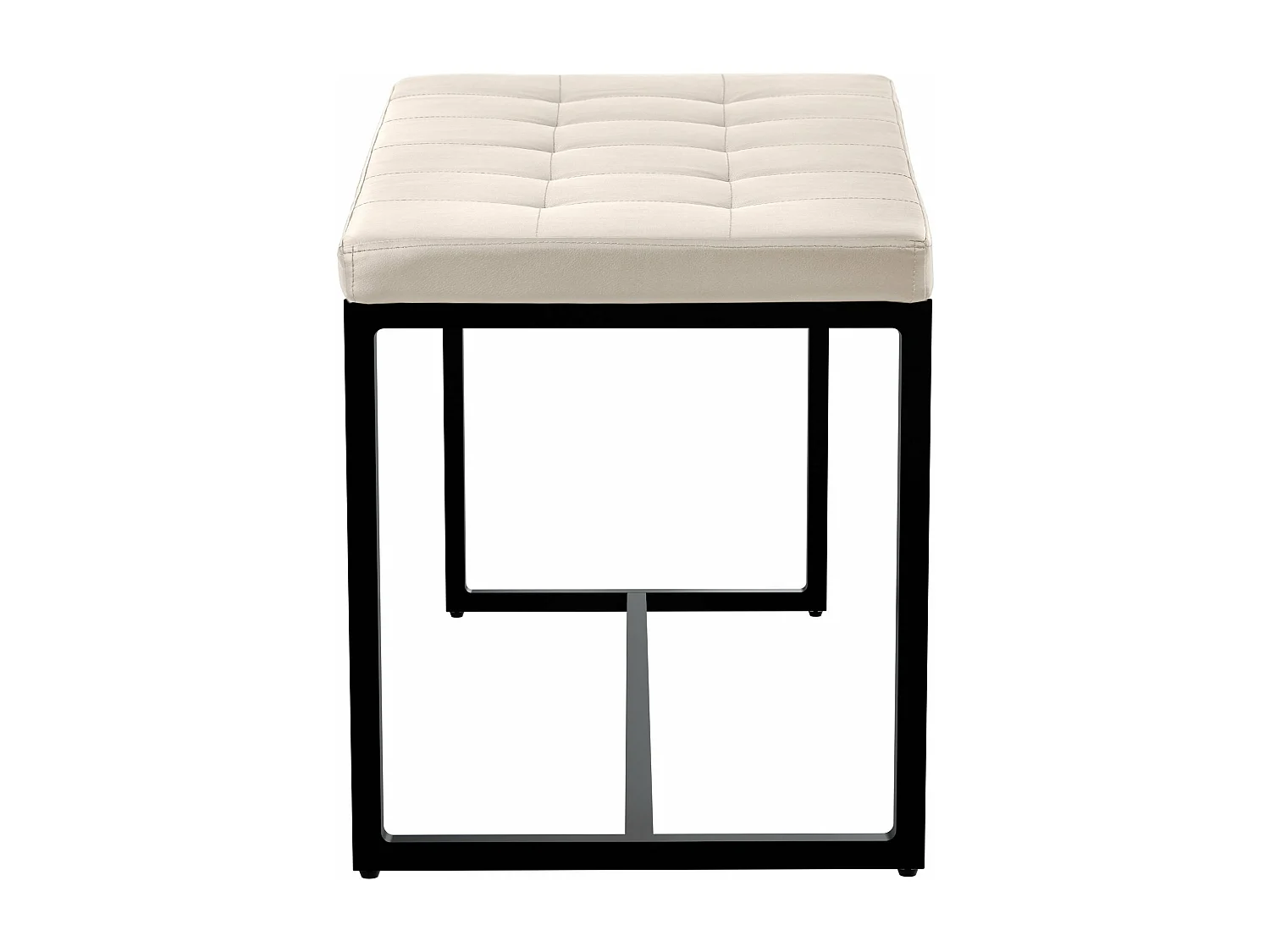 Banquette - Similicuir - Crème - Barci