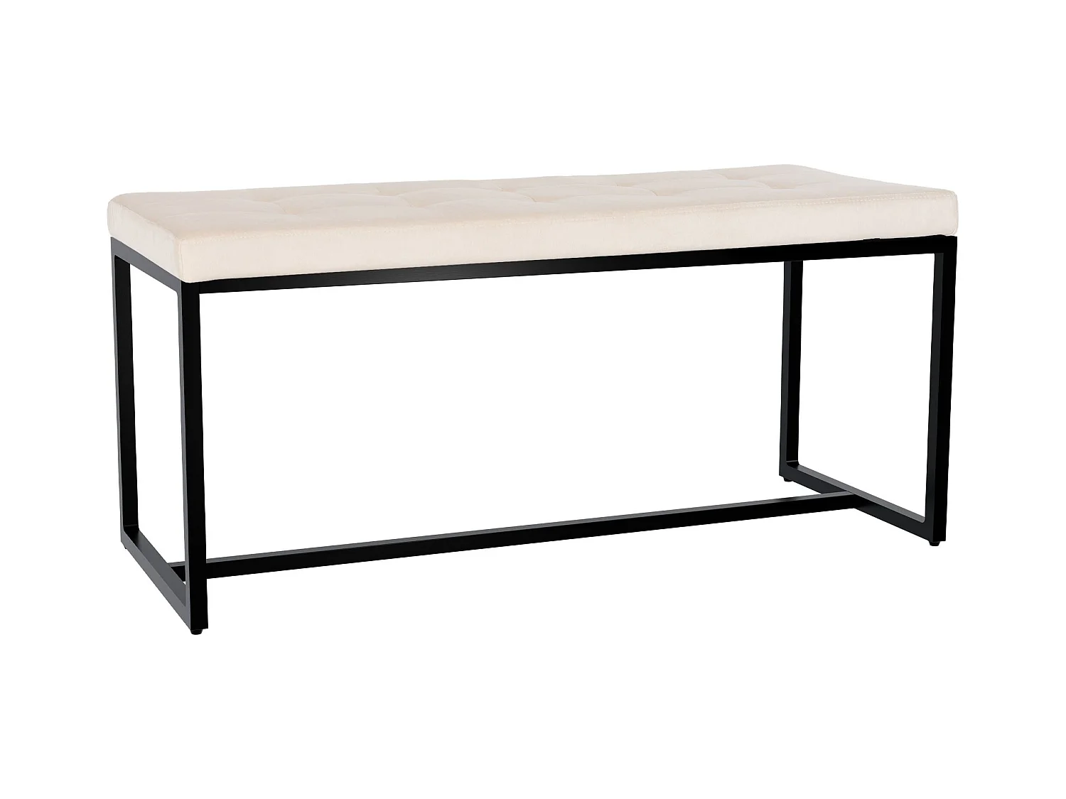 Banquette - Velours - Crème - Barci