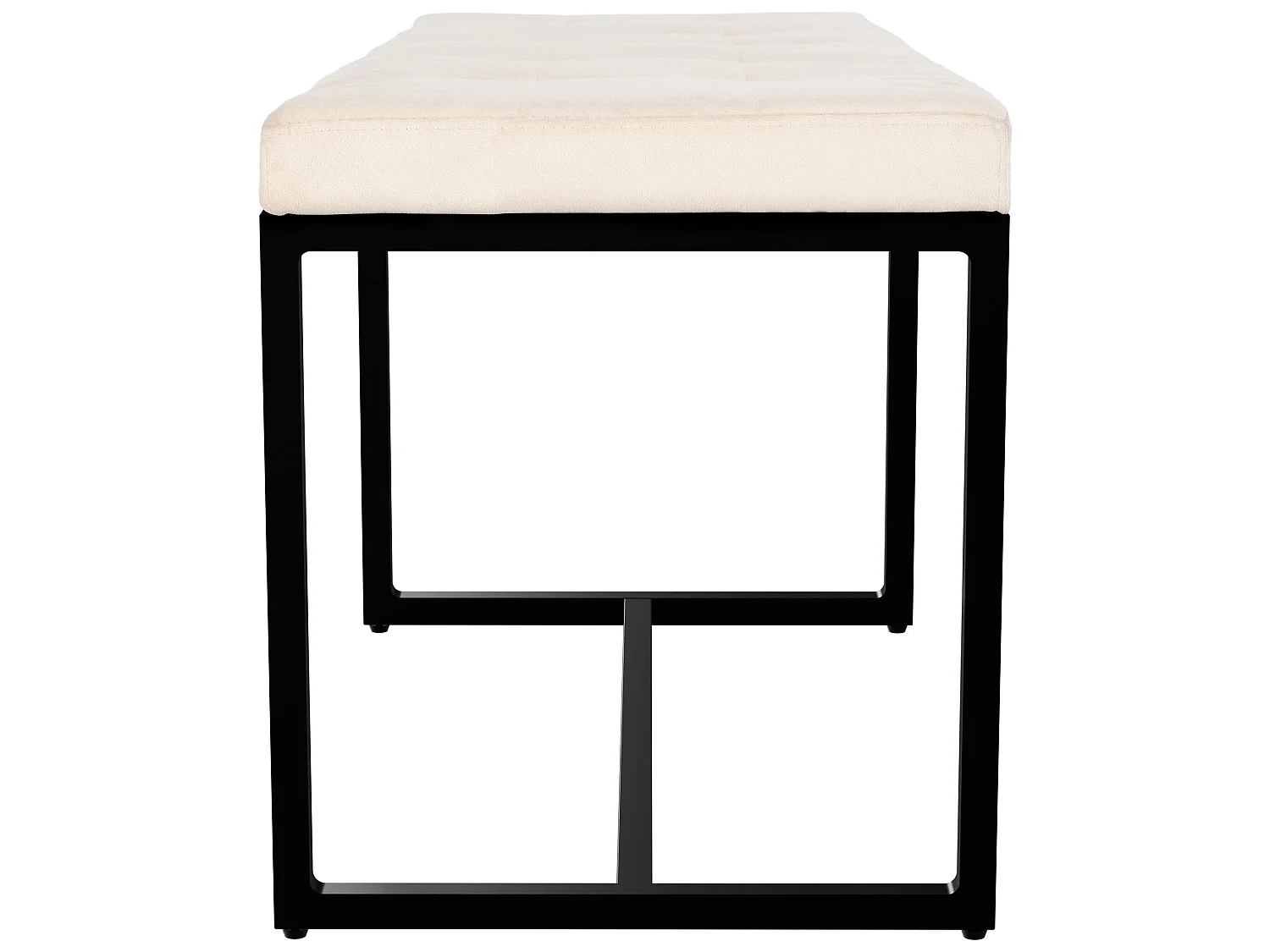 Banquette - Velours - Crème - Barci