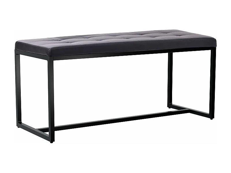 Banquette - Similicuir - Noir - Barci