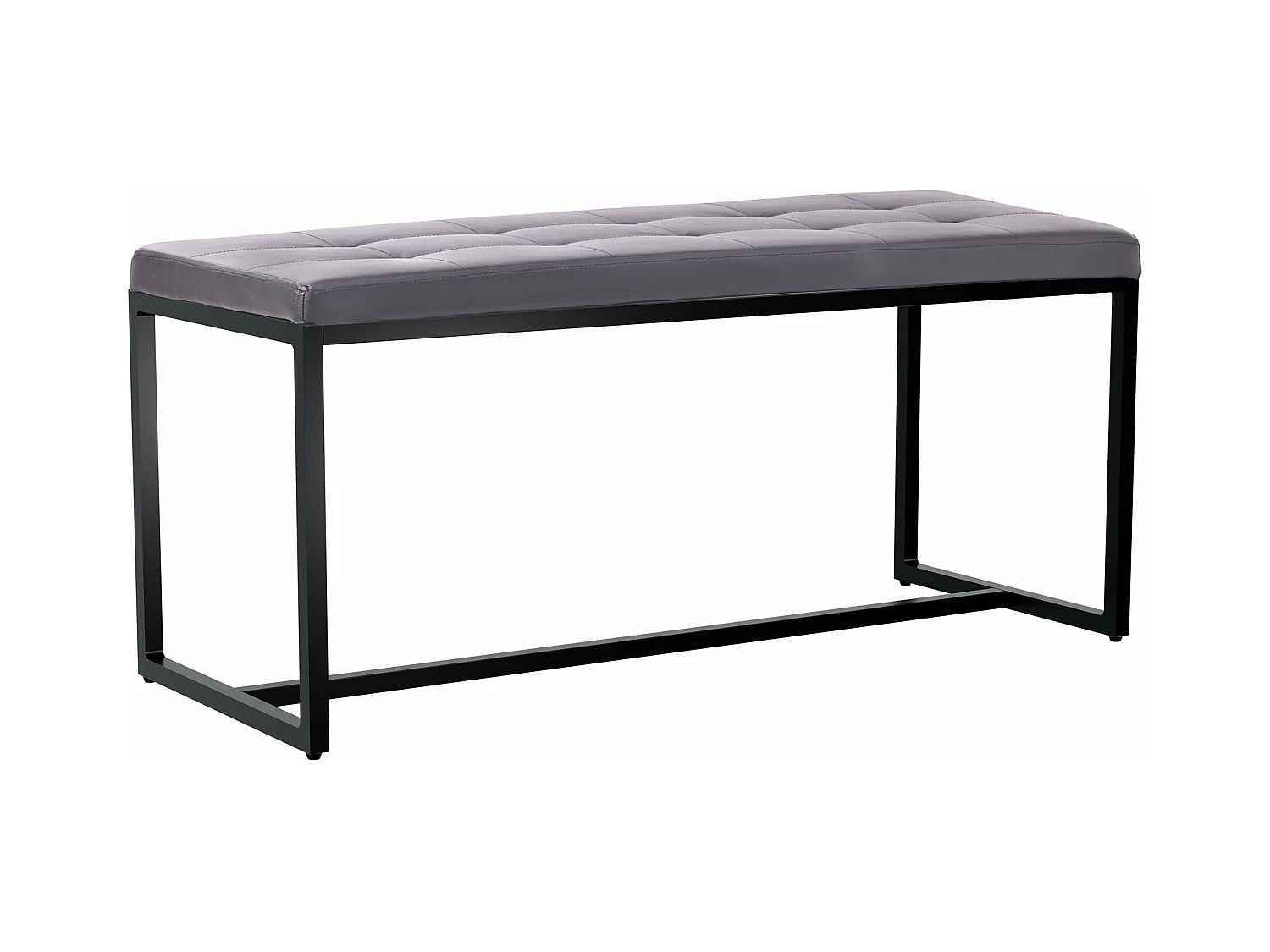 Banquette - Similicuir - Gris - Barci