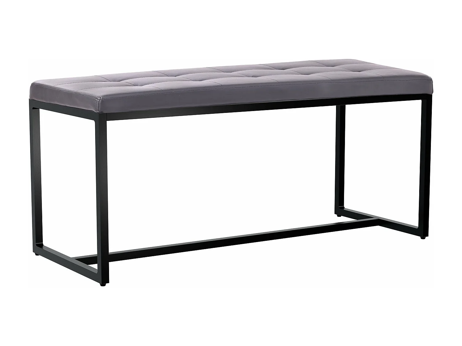 Banquette - Similicuir - Gris - Barci