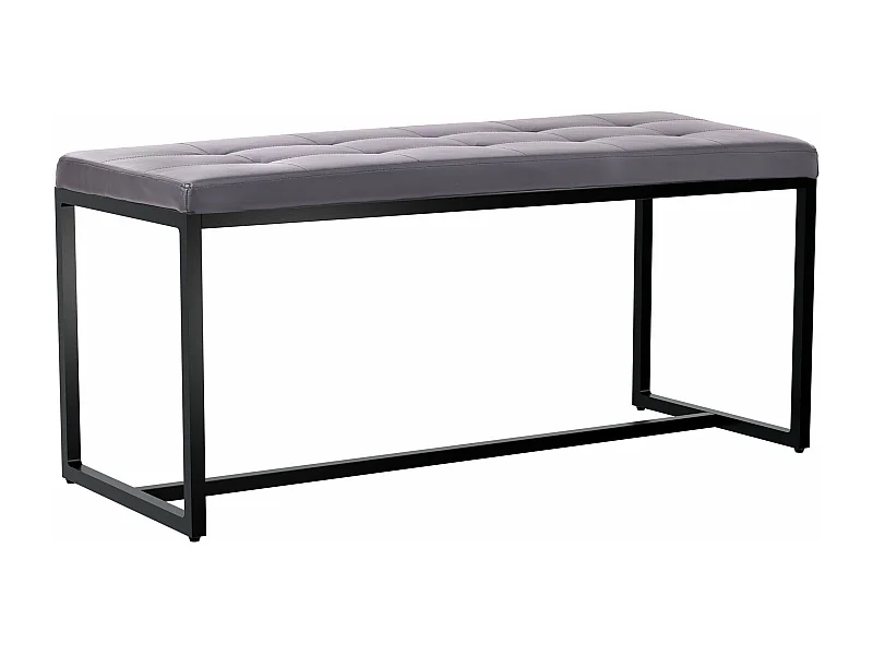 Banquette - Similicuir - Gris - Barci