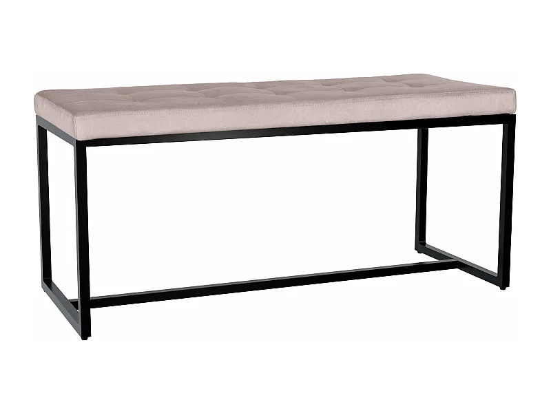 Banquette - Velours - Gris clair - Barci