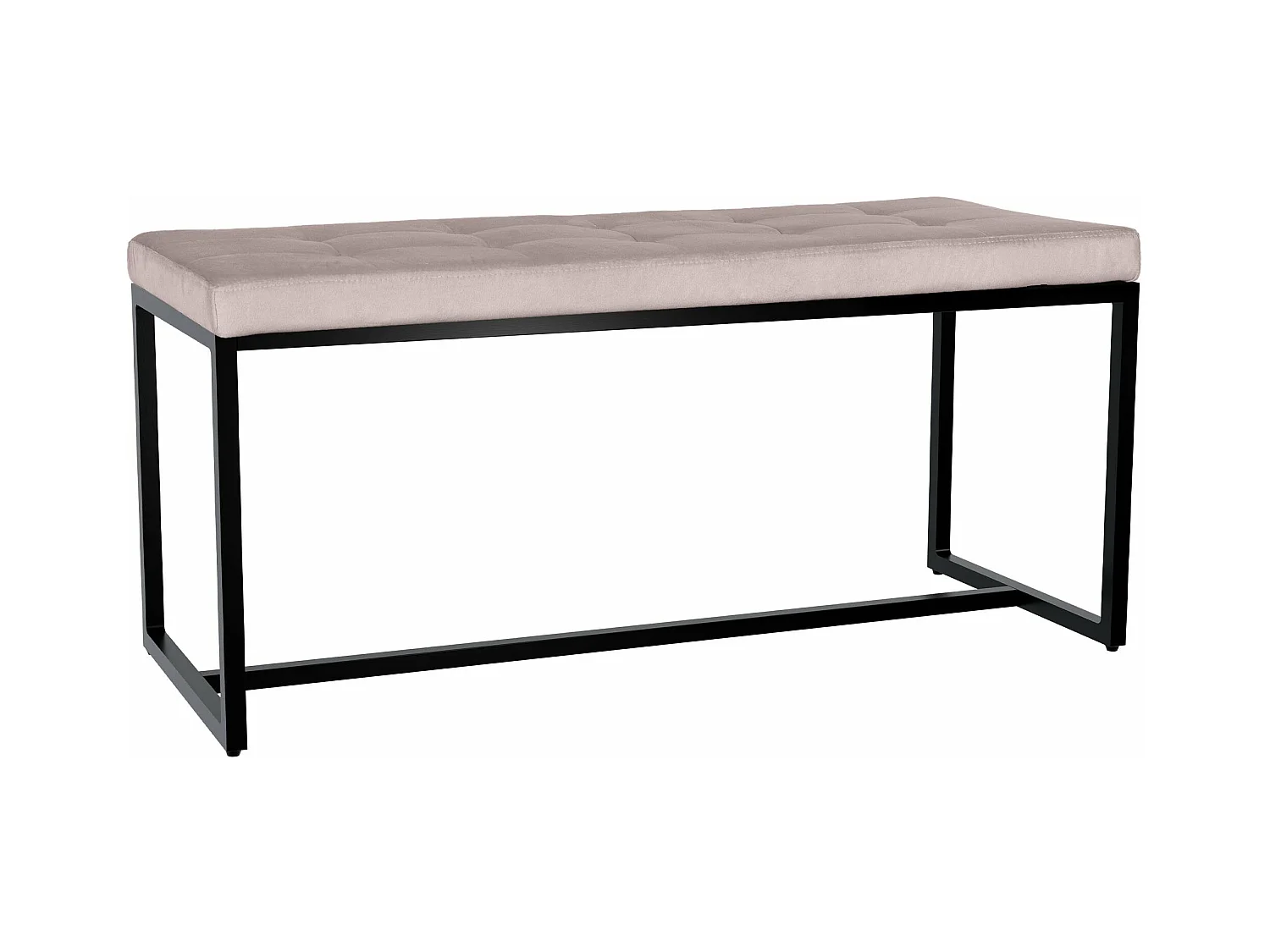 Banquette - Velours - Gris clair - Barci