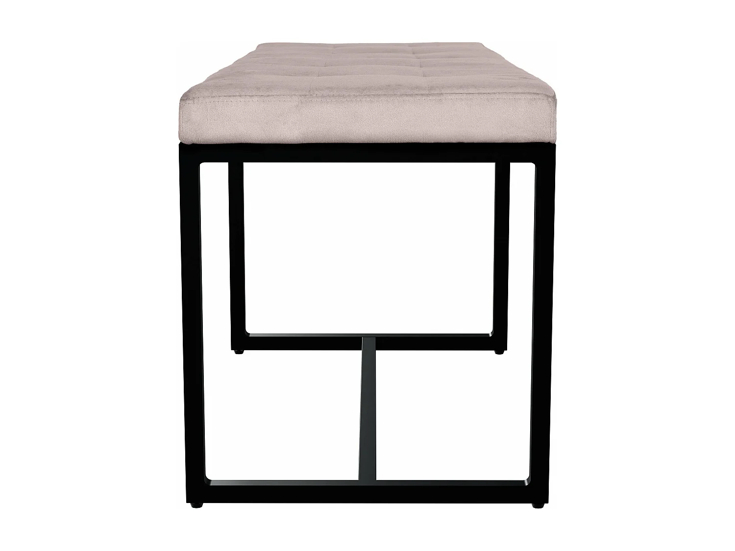 Banquette - Velours - Gris clair - Barci