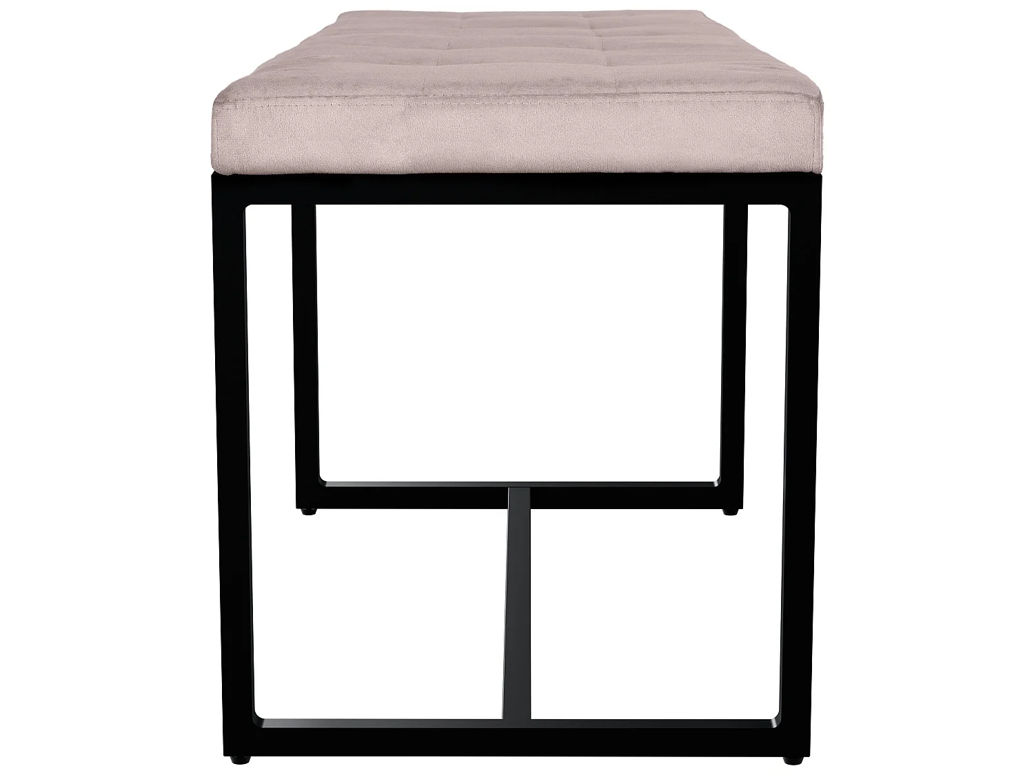 Banquette - Velours - Gris clair - Barci