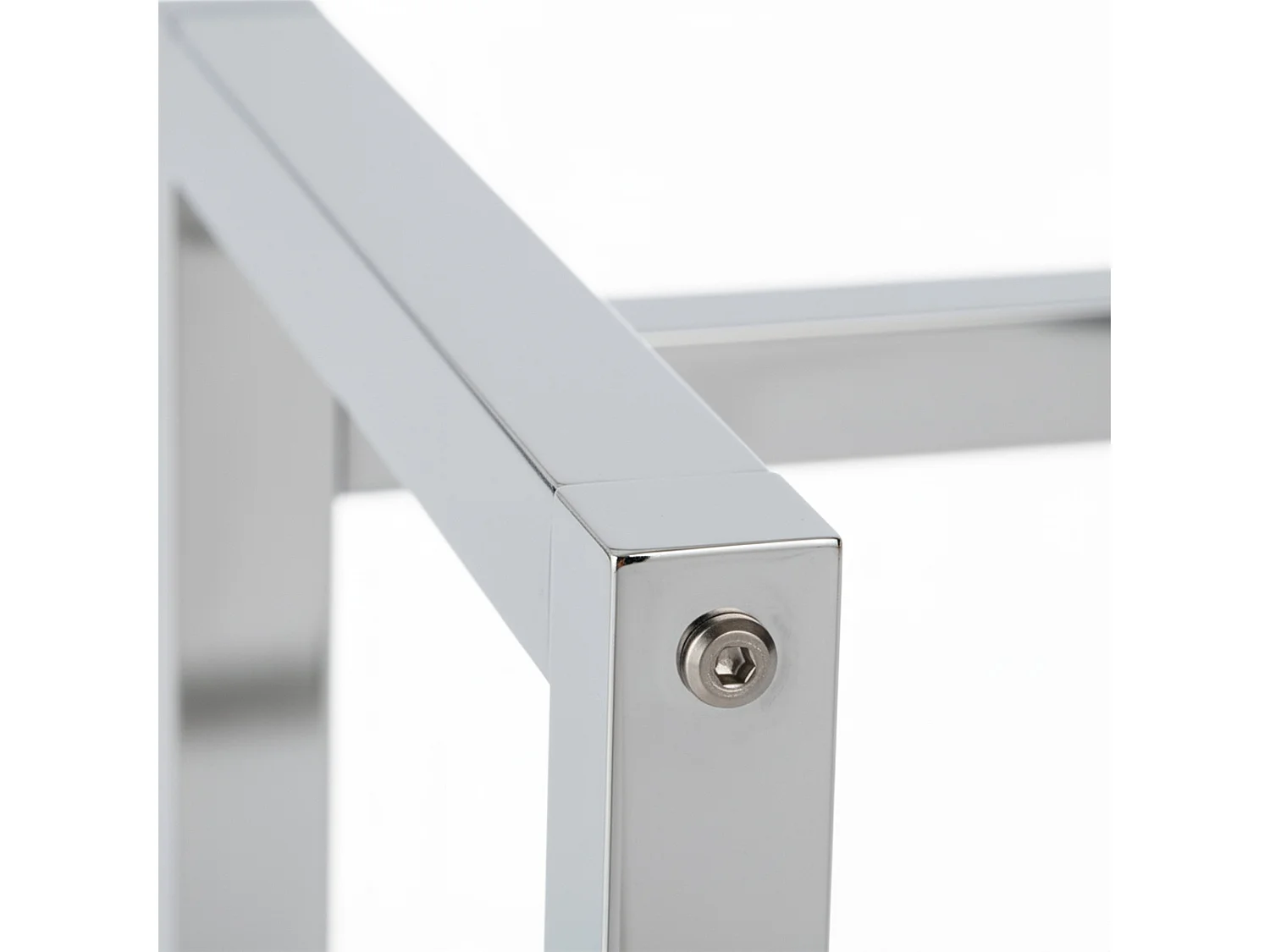 Support pour caisses de boissons - Métal - Chrome - Stack