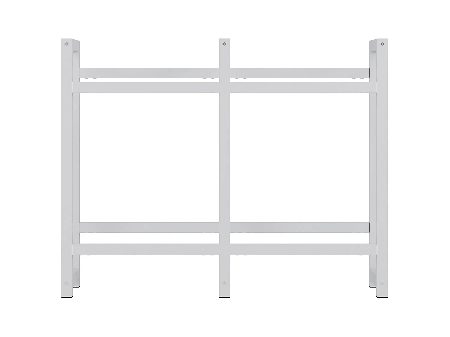 Support pour caisses de boissons - Métal - Blanc - Stack