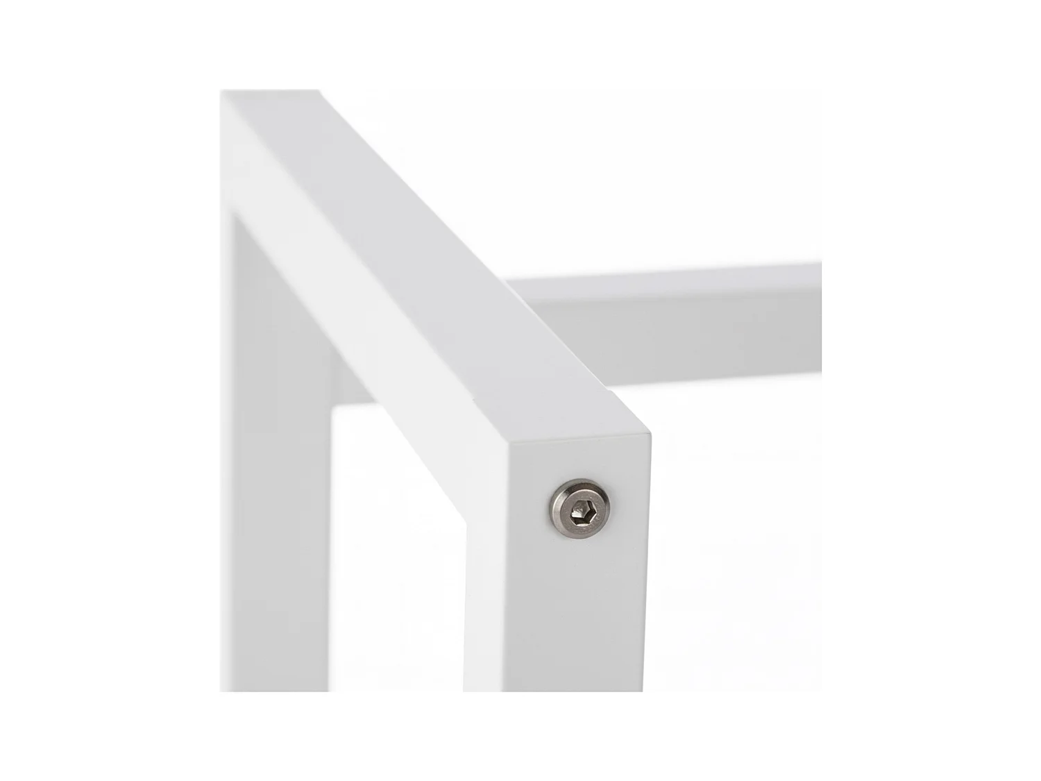 Support pour caisses de boissons - Métal - Blanc - Stack