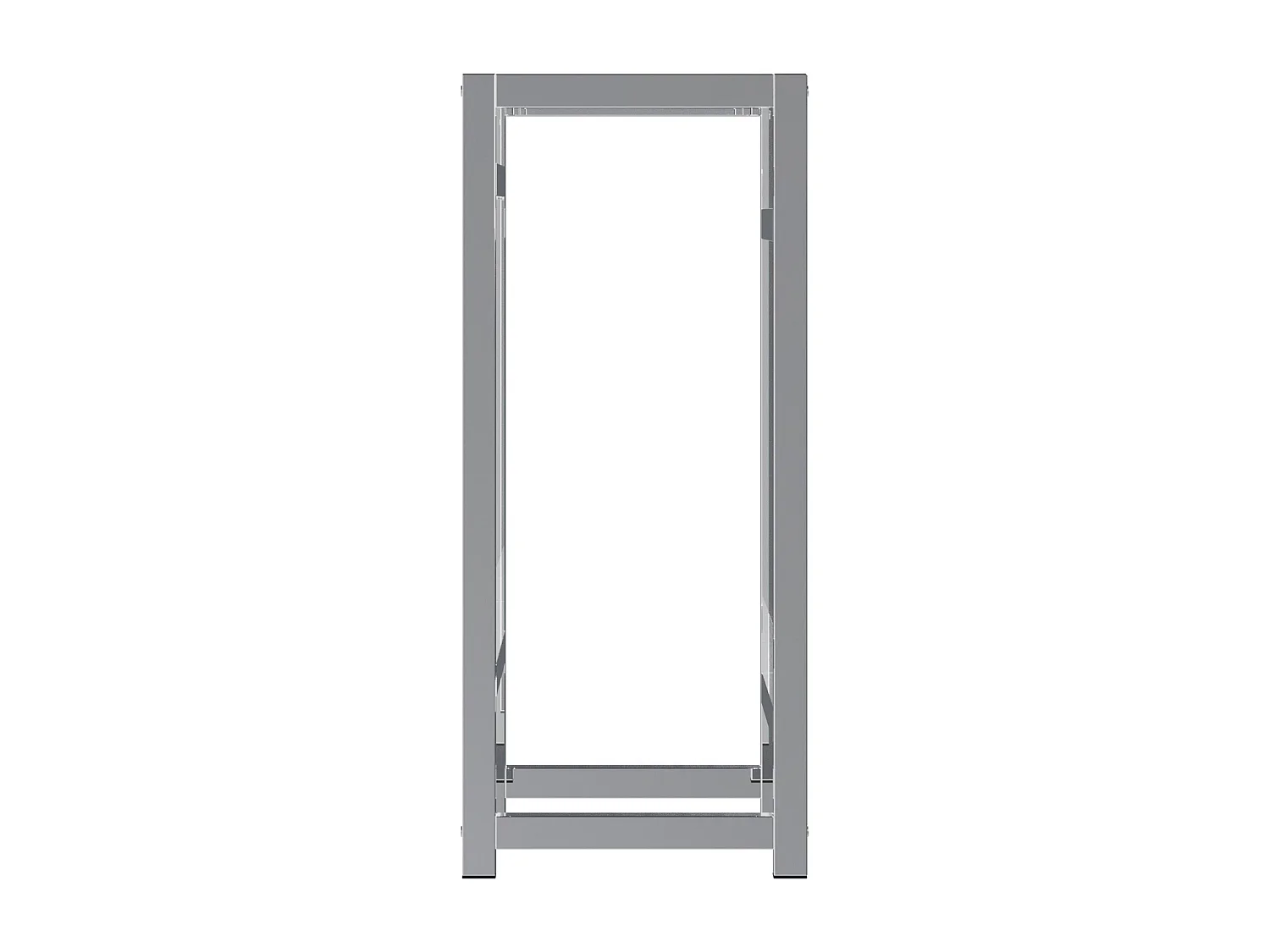 Support pour caisses de boissons - Métal - Chrome - Stack