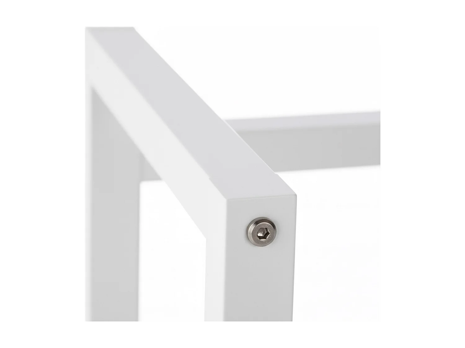 Support pour caisses de boissons - Métal - Blanc - Stack