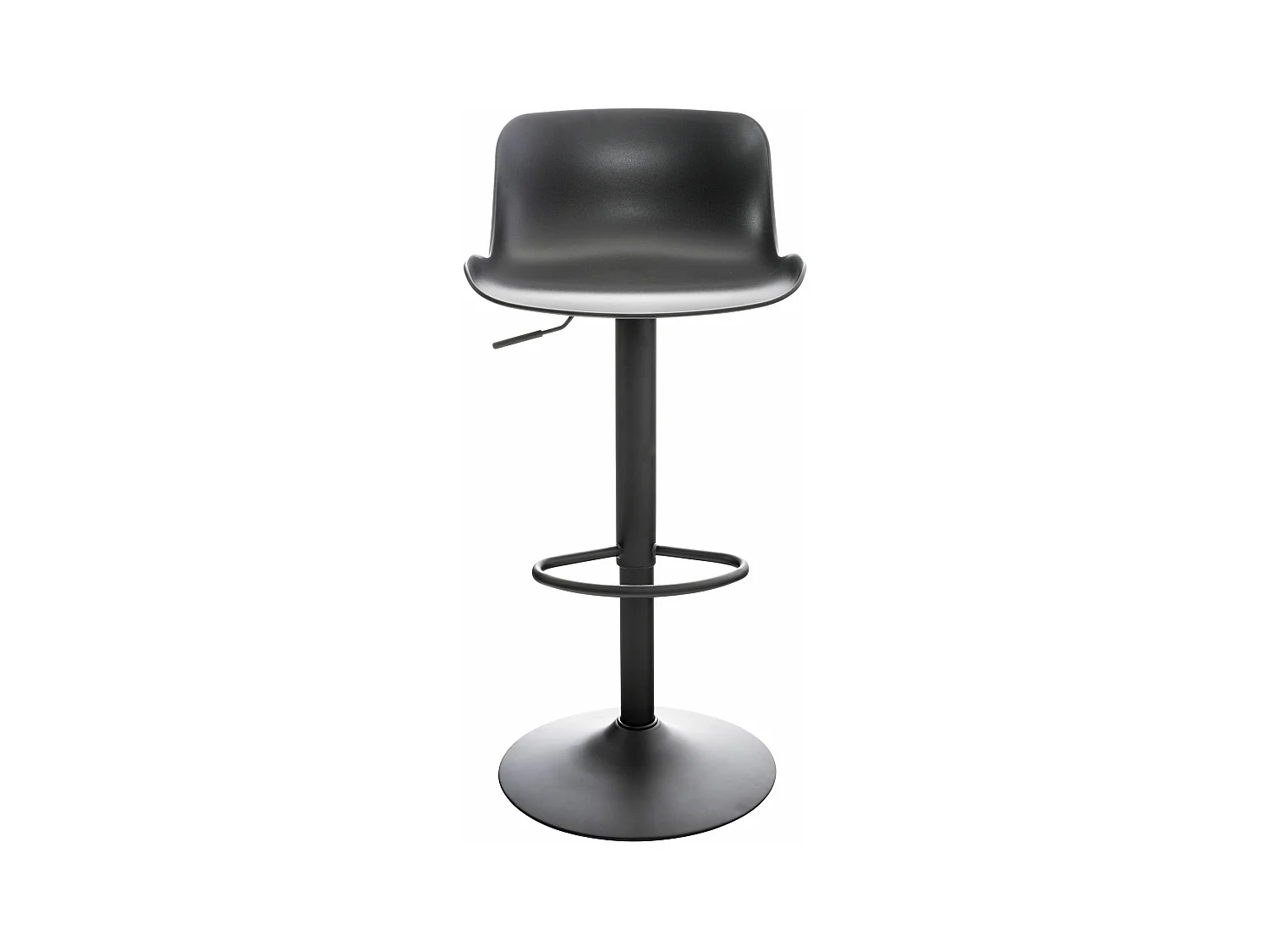 Lot de 2 Ensemble table de bar - Plastique - Noir - Medora