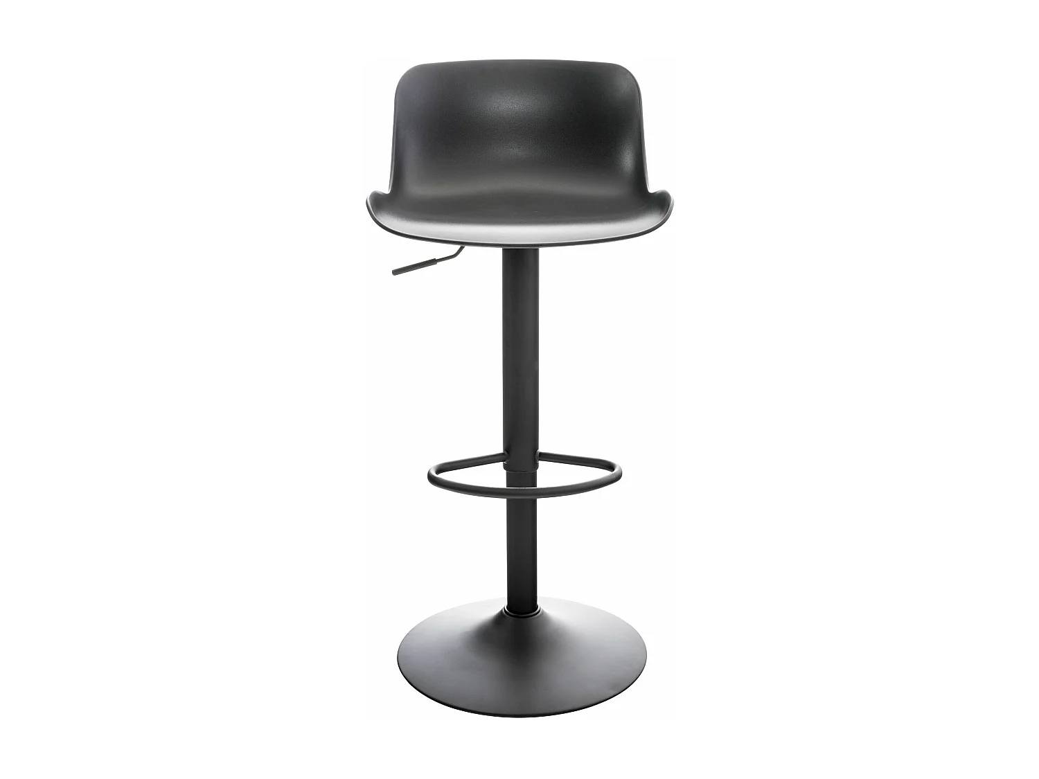 Lot de 2 Ensemble table de bar - Plastique - Noir - Medora