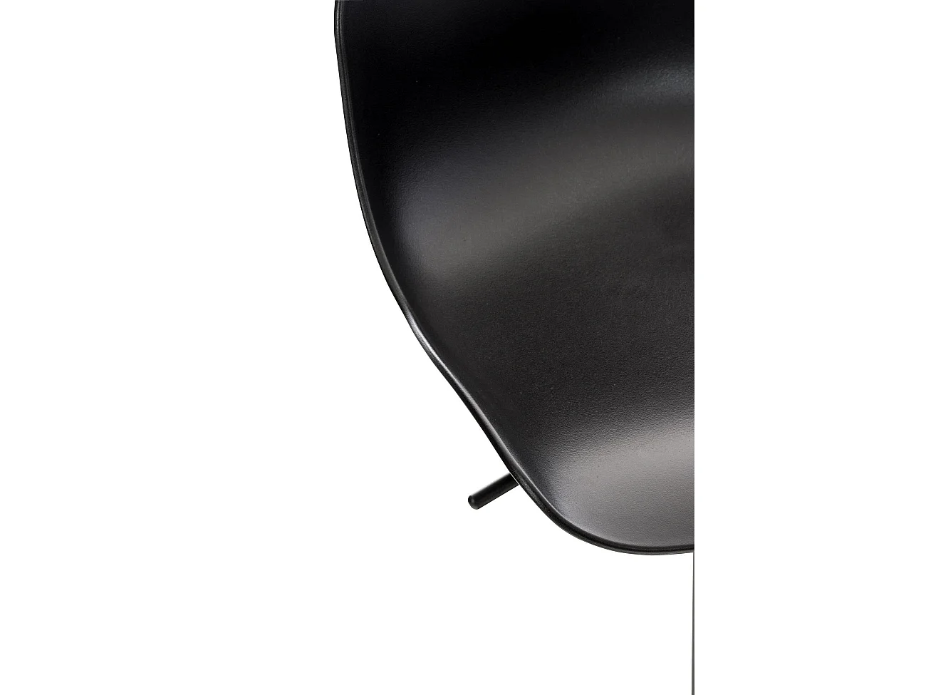 Lot de 2 Ensemble table de bar - Plastique - Noir - Medora