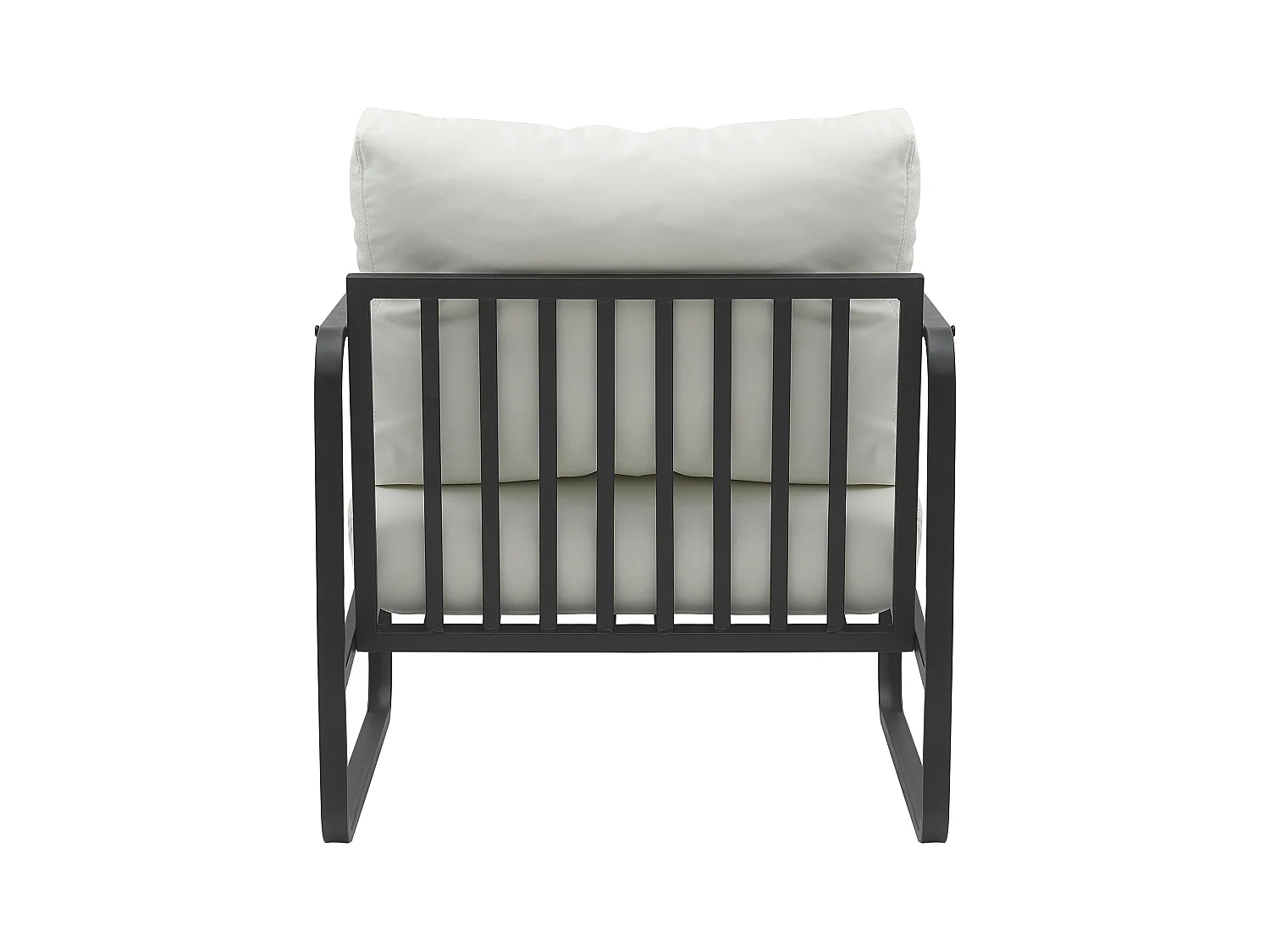 Chaise longue - Similicuir - Blanc - Manea